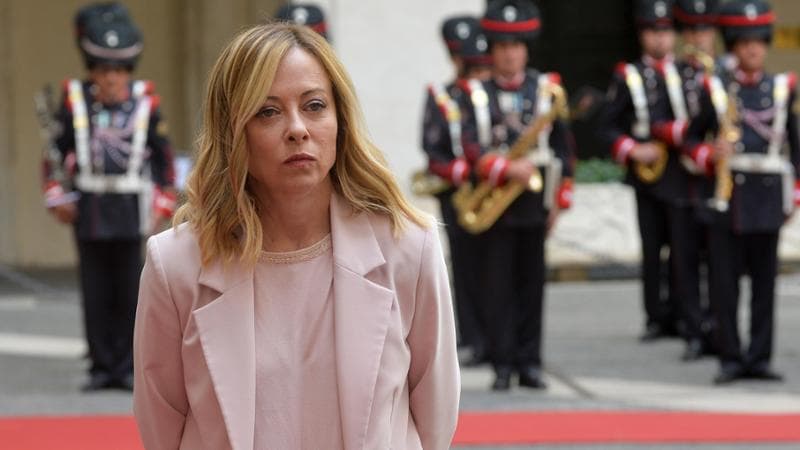 La premier Giorgia Meloni
