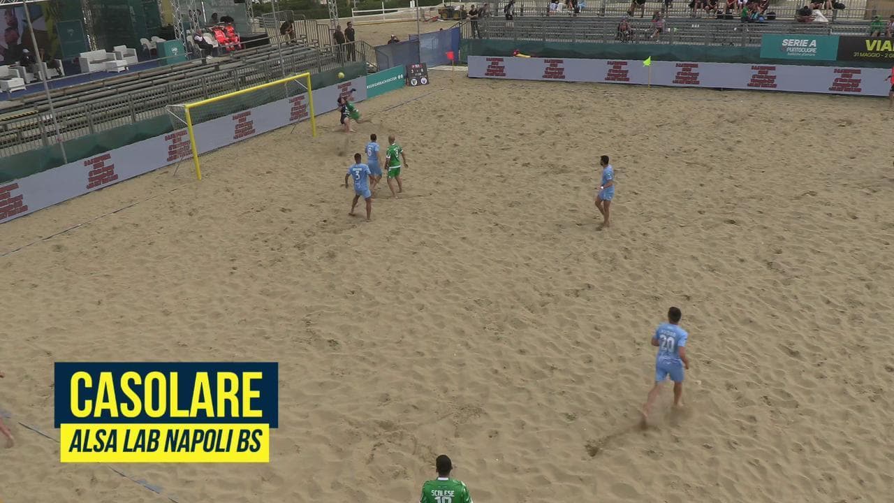 La Top 5 gol e parate della prima tappa della Serie A Beach Soccer