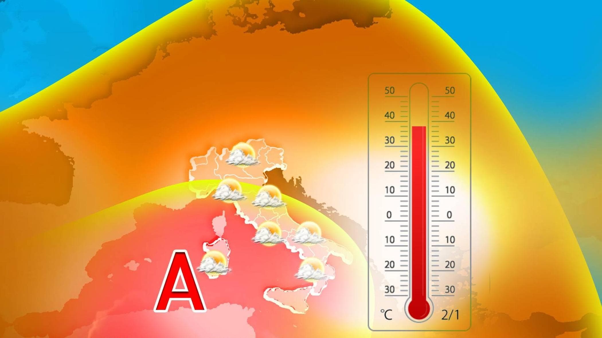 İtalya'da hava tahmini, işte Afrika antisiklon Scipione: 40°C'lik zirvelere neden oluyor