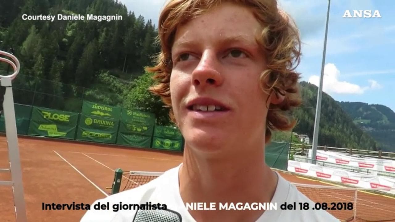Jannik Sinner nel 2018: "Il mio sogno e' diventare il numero 1".