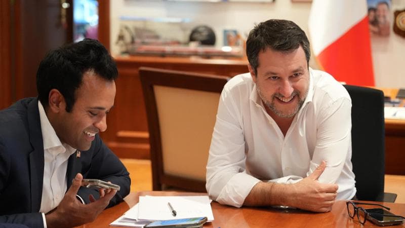Salvini chiama Trump: “Lo vedrò in estate, tifo per lui. È perseguitato come Berlusconi”