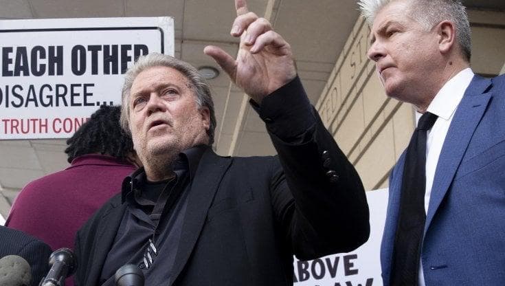 Usa, Steve Bannon dovrà presentarsi in carcere entro il primo luglio