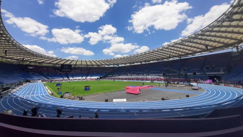 Lo stadio Olimpico di Roma