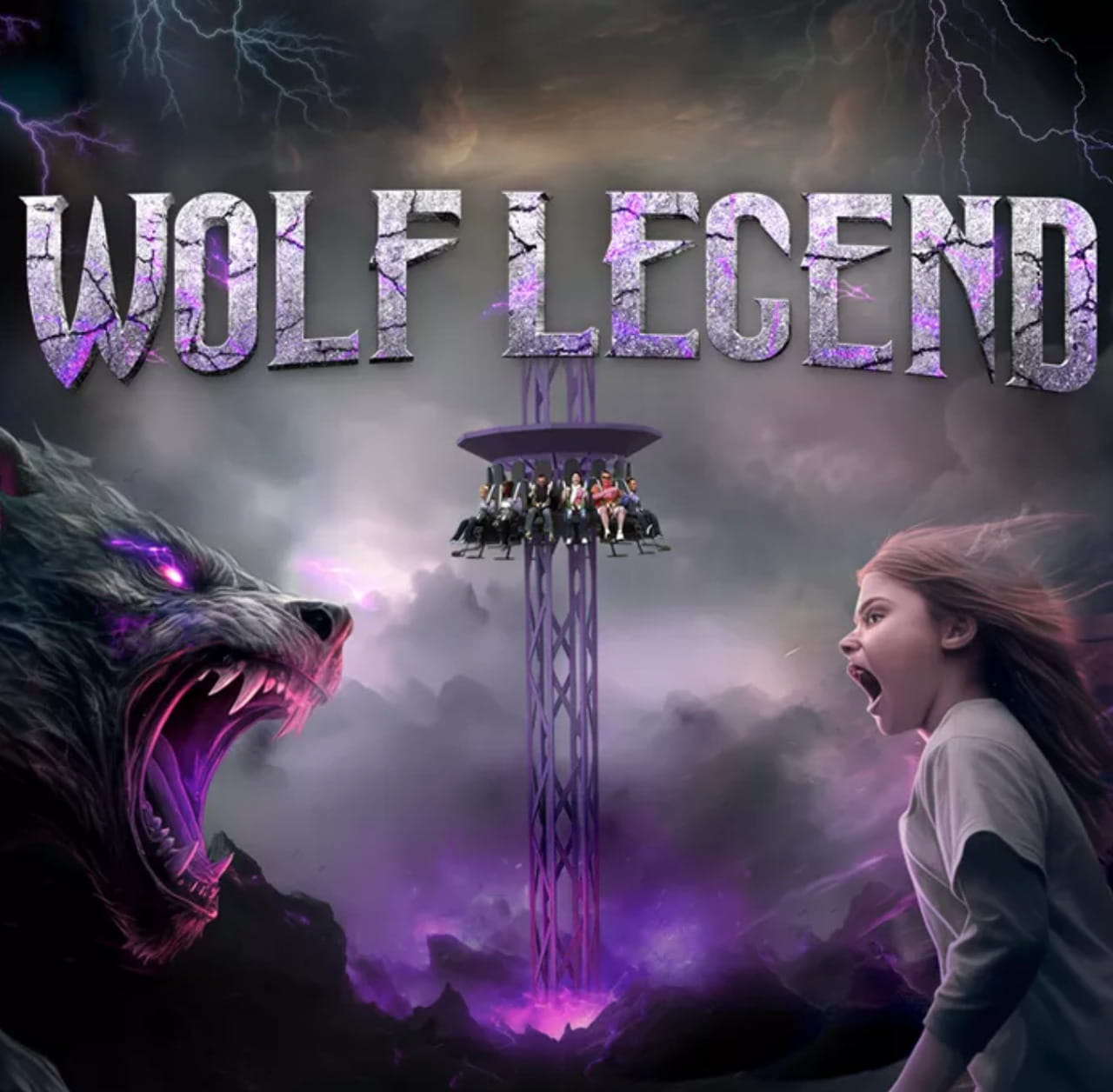 Wolf Legend, Gardaland, locandina
