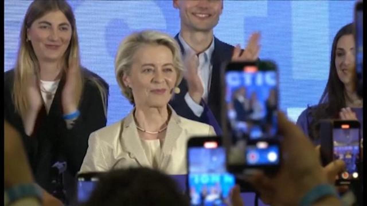 Von der Leyen: "Un buon giorno per il Ppe. Abbiamo vinto, fermeremo gli estremisti"