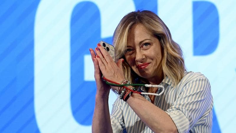 Roma, 10 giugno: Giorgia Meloni dopo i risultati delle Europee