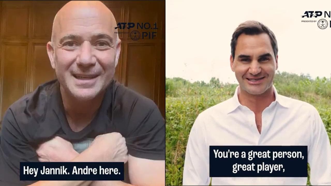 Sinner riceve l'omaggio degli ex numeri uno del tennis. Agassi: "Nessuno lo merita quanto te"