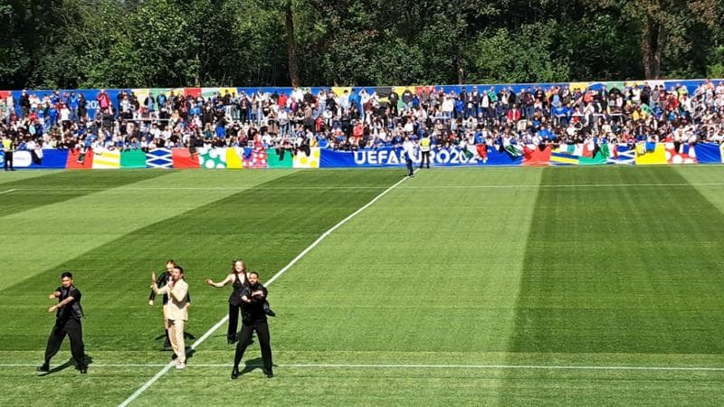 Nazionale, festa a Iserlohn con la star italo-tedesca