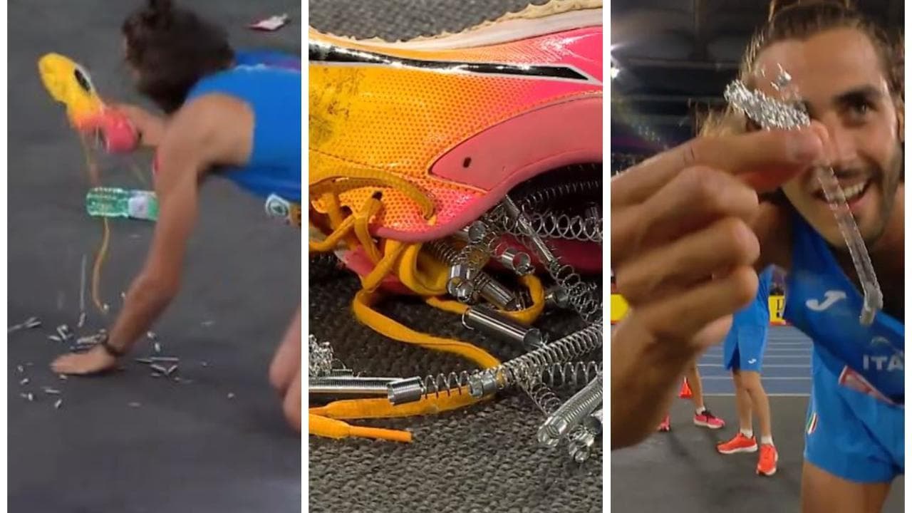 Tamberi e lo show dopo il salto: ha davvero gareggiato con le molle nella scarpa?