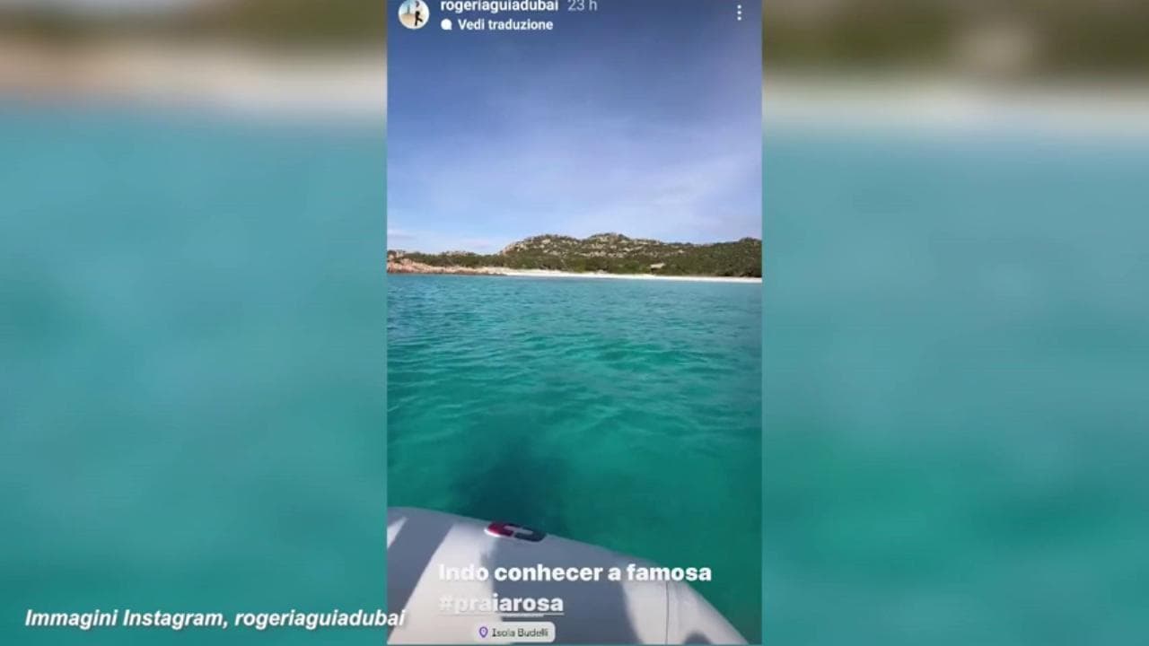 Sbarca sulla spiaggia Rosa a Budelli e posta un video, multata