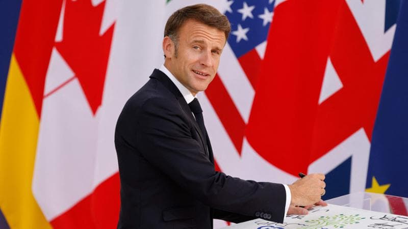 Borgo Egnazia, 13 giugno: Emmanuel Macron al G7 in Puglia