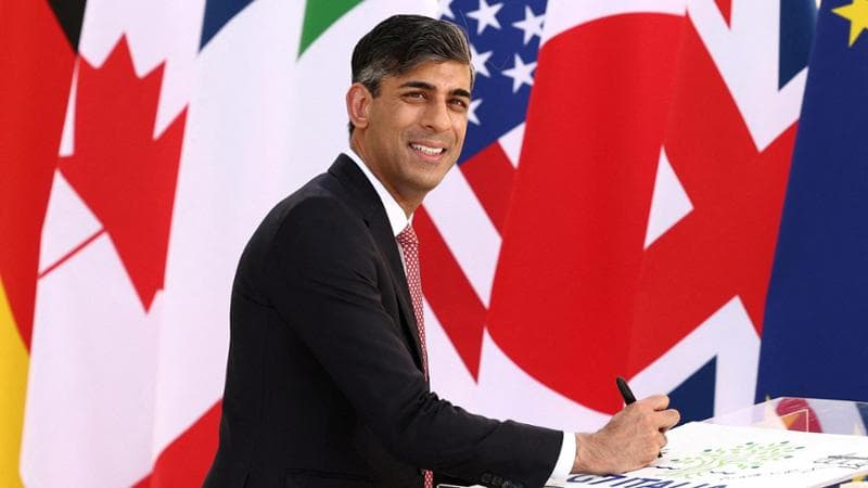 Intervista a Sunak: “Migranti e sovranità nazionale, Italia e Regno Unito mai così vicini”