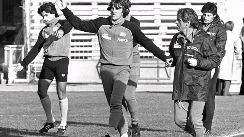 Ruud Krol ai tempi del Napoli