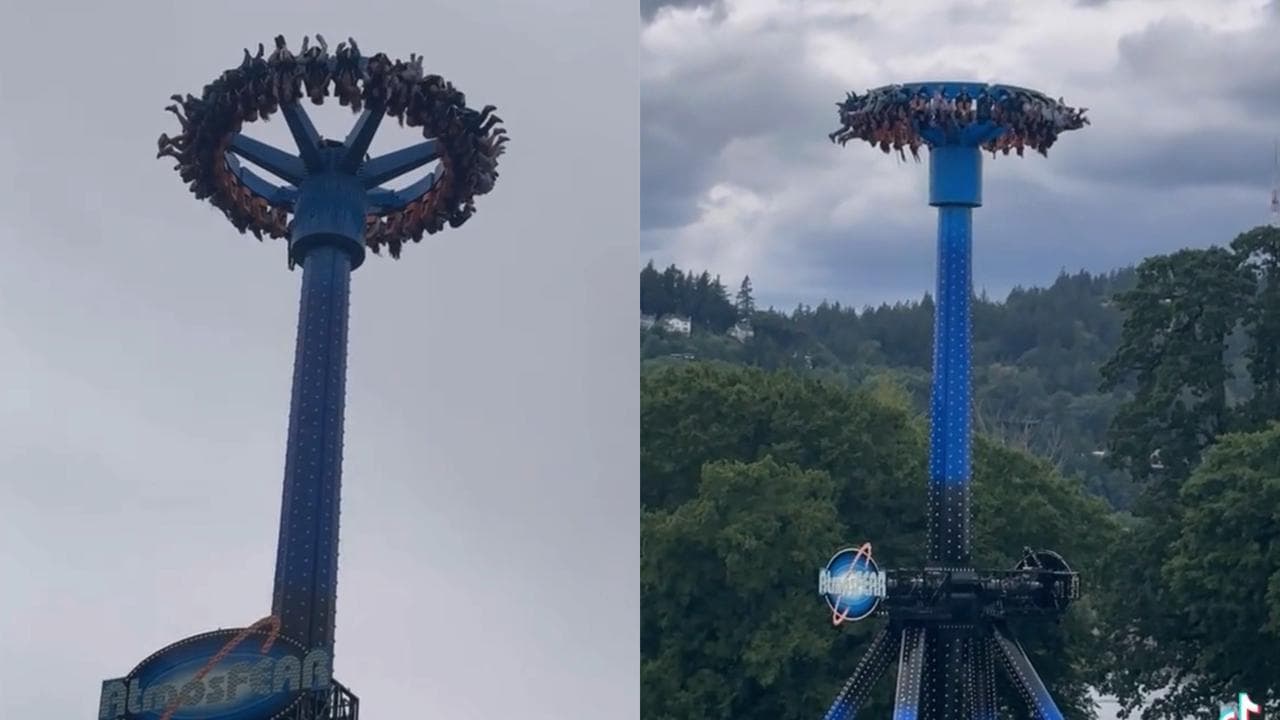 Portland, la giostra si blocca all'improvviso: 30 persone rimangono sospese a testa in giù
