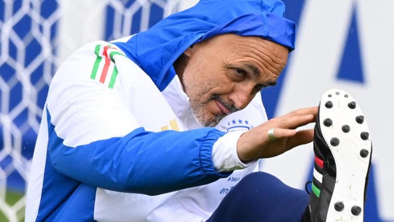 Il ct dell'Italia Luciano Spalletti