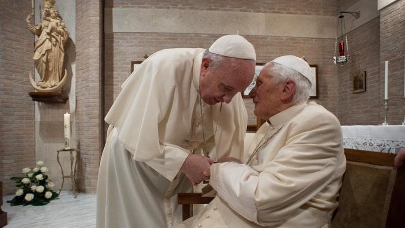 Francesco e il papa merito Benedetto XVI&nbsp;
