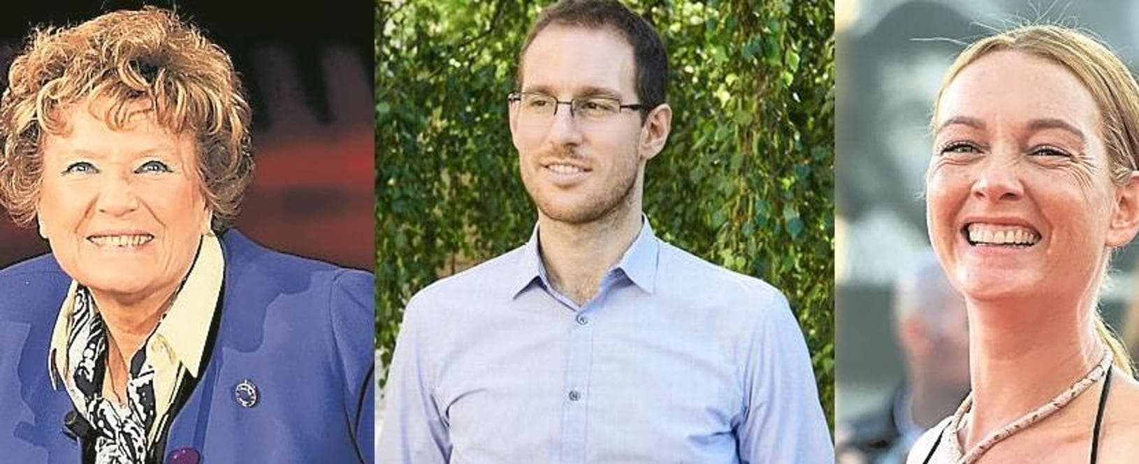 Da sinistra Dacia Maraini, Alessio Figalli e Cristiana Capotondi