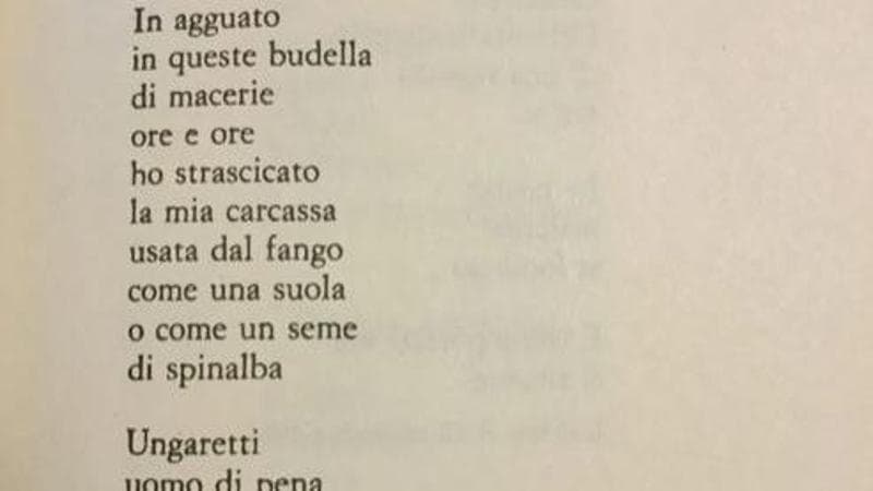 Ungaretti, la poesia Pellegrinaggio tra le tracce della prima prova di maturità 2024: “La grande attualità di un uomo che si trascina nelle macerie”