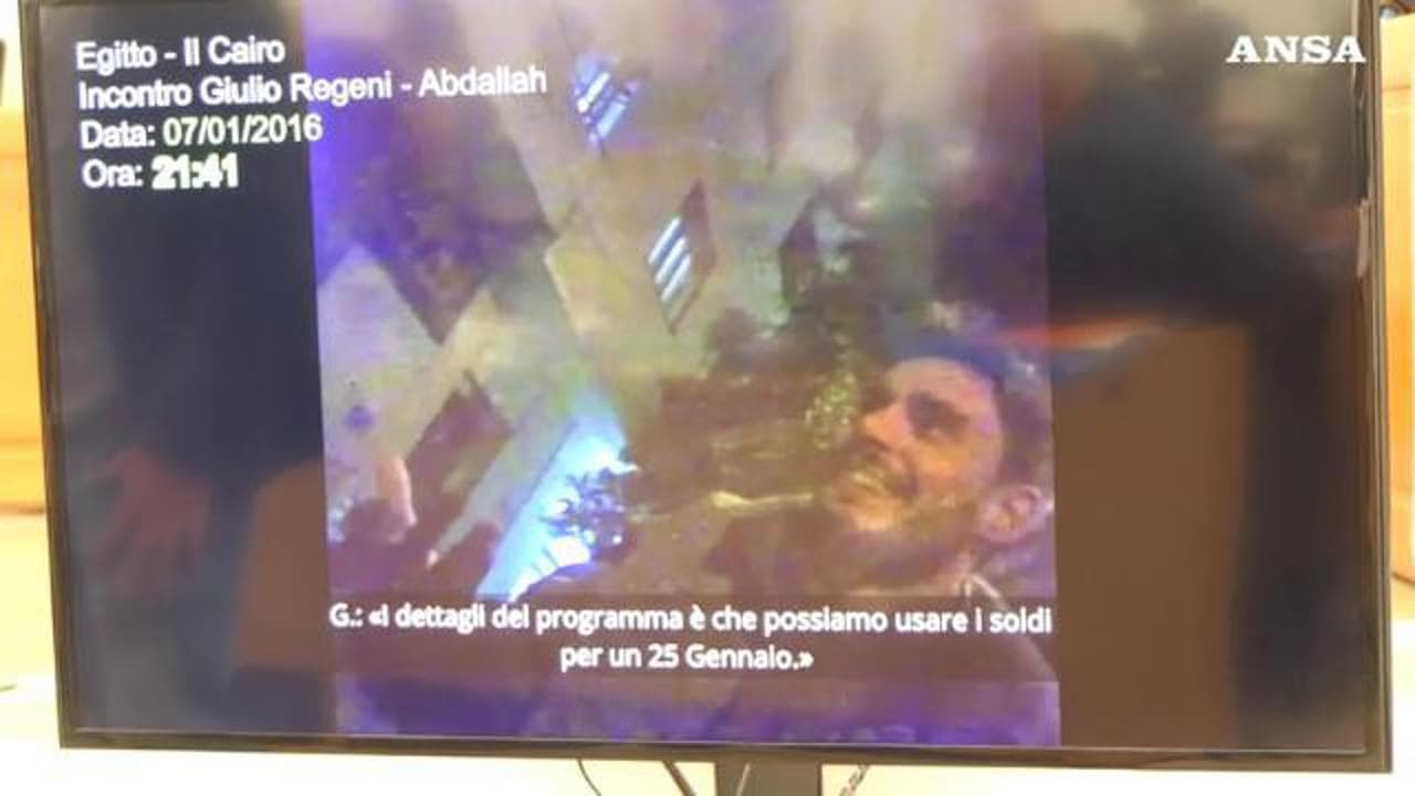 Regeni, Giulio nel video dell'incontro con Abdallah