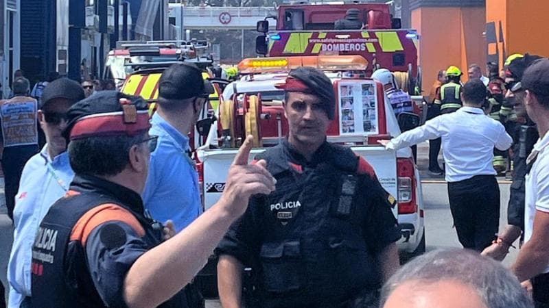 F1, Barcellona: incendio nell’hospitality della McLaren. Un componente del team e due pompieri intossicati dal fumo