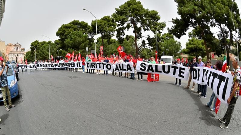 Sanit&agrave;: La Cgil Sicilia, insieme alle categorie Funzione pubblica e Spi,corteo per protestare contro l'autonomia differenziata e per il diritto alla Salute&nbsp;
