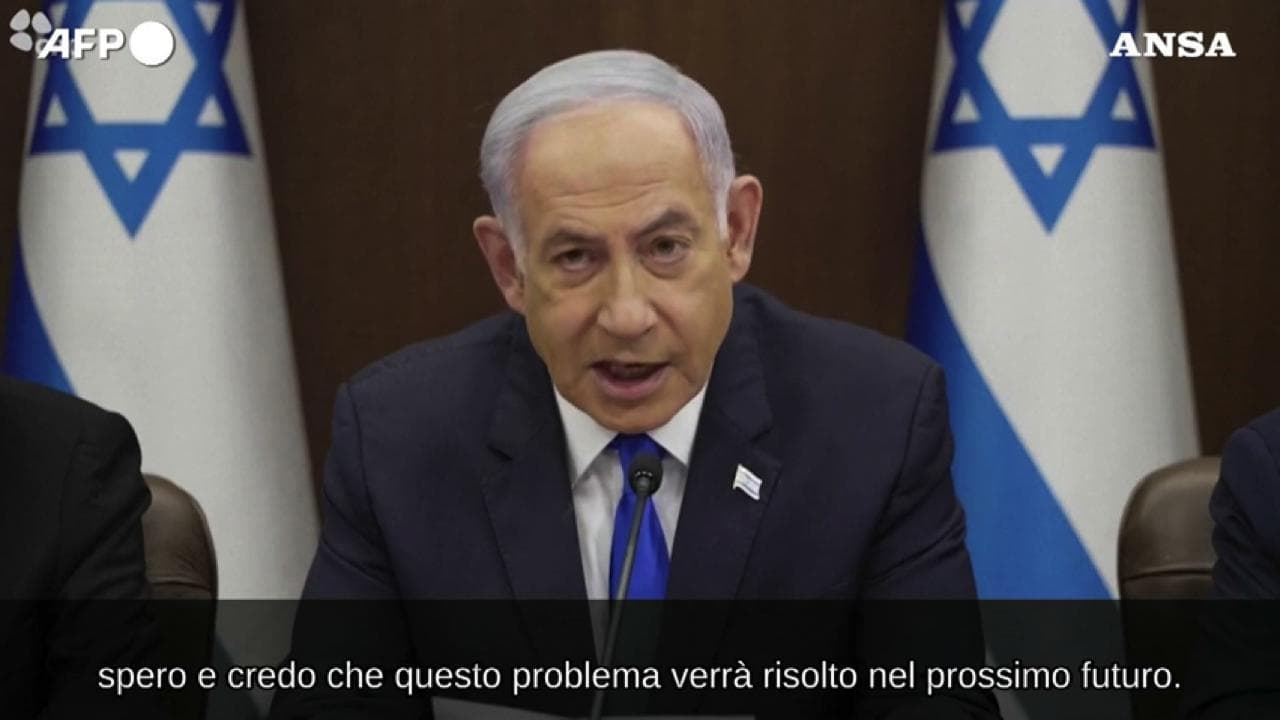 Medio Oriente, Netanyahu: "Spero che il problema dell'invio di armi dagli Usa si risolva"
