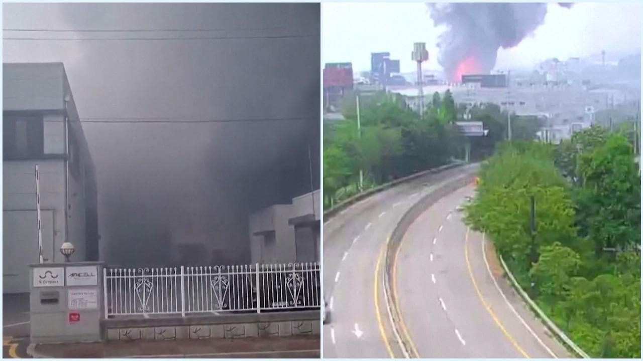 Corea del Sud, incendio nella fabbrica di batterie: le vittime sono una ventina