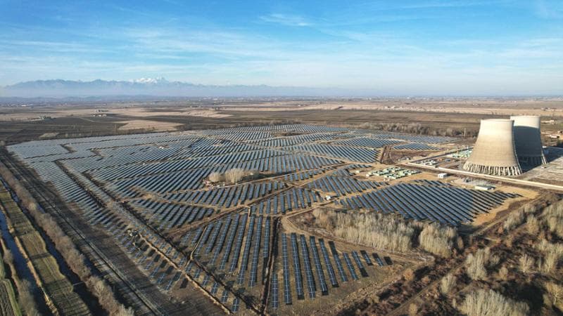 La lezione di Trino: energia dal sole dove prima c’erano una centrale nucleare e una a gas
