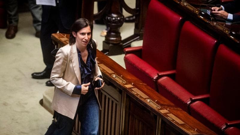 Elly Schlein a Montecitorio
