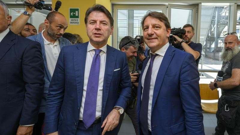 Giuseppe Conte e Pasquale Tridico