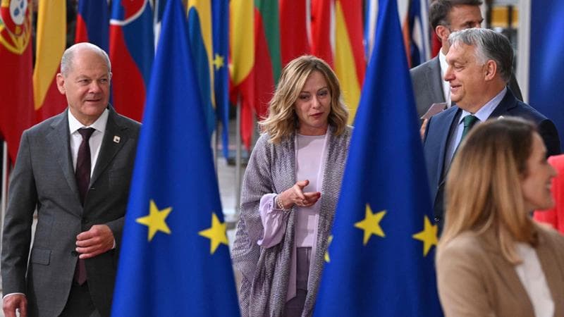 Bruxelles, 27 giugno: Giorgia Meloni al Consiglio Europeo