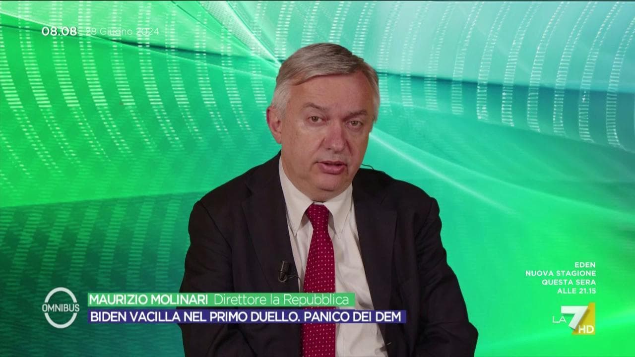 Maurizio Molinari: "I democratici sono davanti all'urgenza di sostituire Biden"
