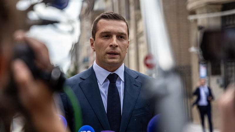 Il candidato primo ministro dei lepenisti, Jordan Bardella