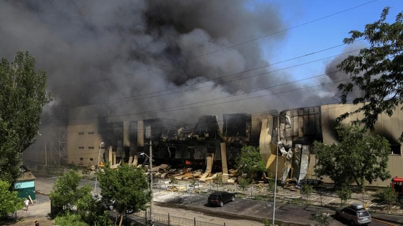 A view shows a site of a Russian missile strike, amid Russia's attack on Ukraine, in Odesa, Ukraine June 24, 2024. REUTERS/Serhii Smolientsev