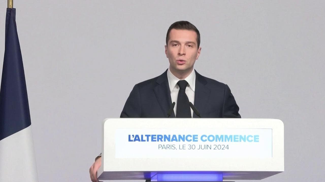Elezioni in Francia, Bardella: "Sarò premier di tutti ma intransigente sulla politica che attueremo"