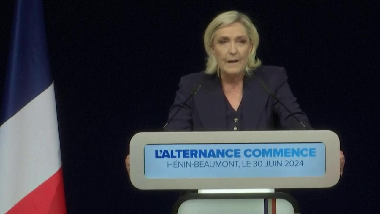 Elezioni in Francia, Le Pen: "Il blocco macronista è praticamente cancellato"