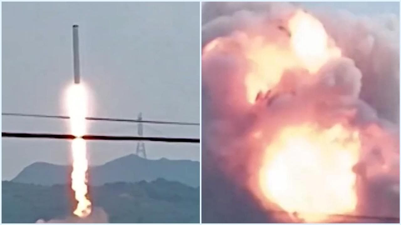 Cina, razzo spaziale decolla per errore: l'esplosione dopo un test ai motori
