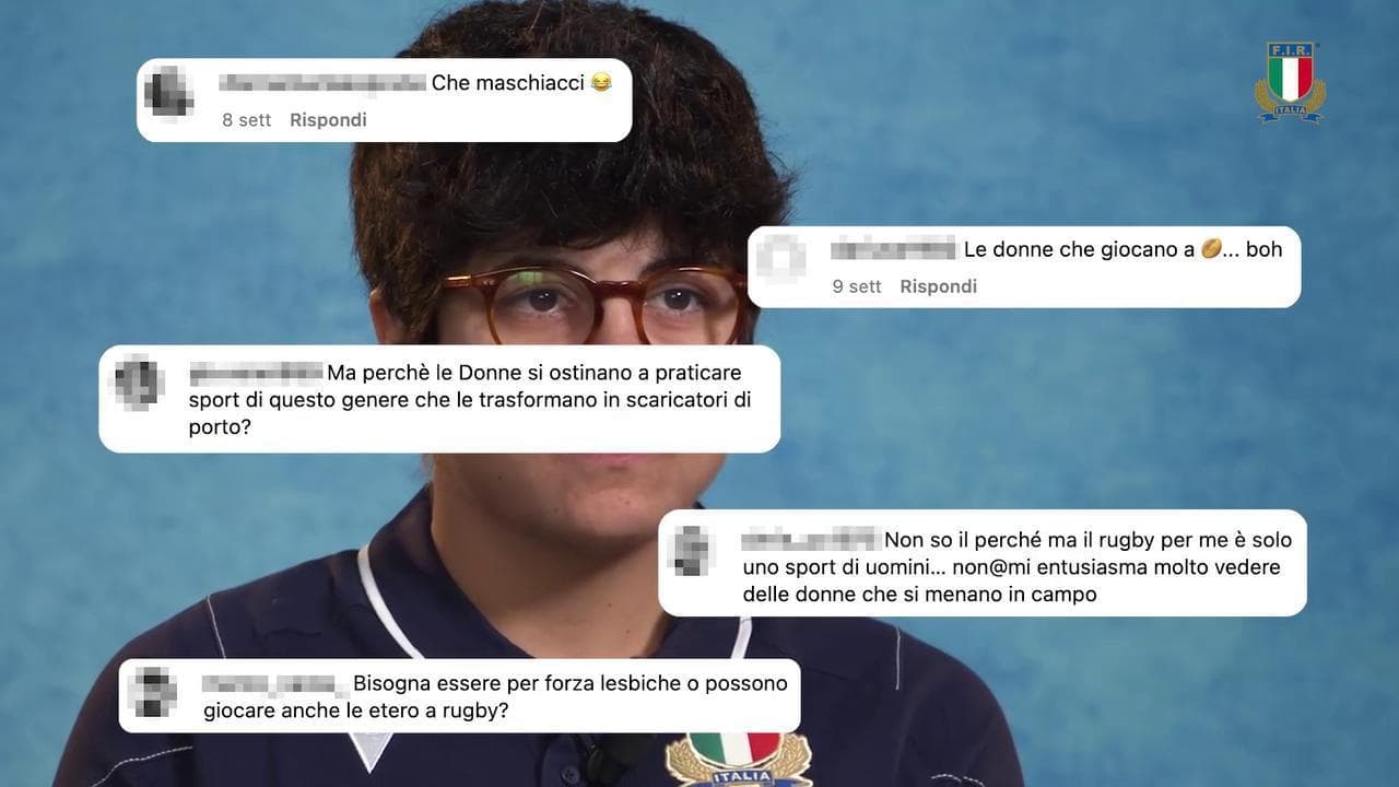 "Fate schifo", "Lesbiche", "Vergogna": il video degli azzurri del rugby contro gli insulti e le discriminazioni di genere sui social