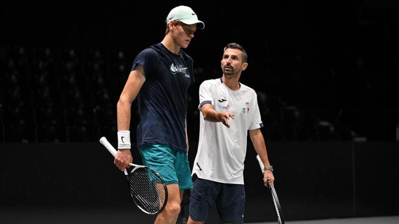 Simone Vagnozzi e Jannik Sinner