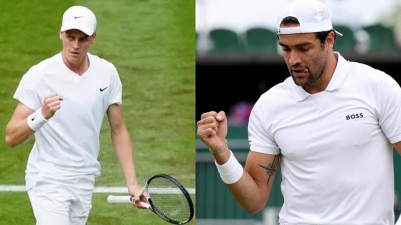 Jannik Sinner e Matteo Berrettini