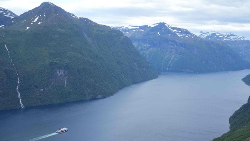 Una veduta del Geirangerfjord, Norvegia