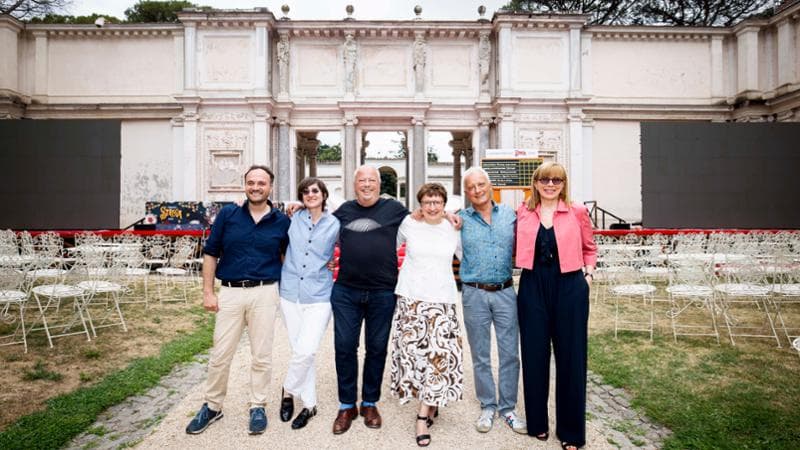 Da sinistra: Paolo Di Paolo, Chiara Valerio, Dario Voltolini, Donatella Di Pietrantonio, Tommaso Giartosio, Raffaella Romagnolo (Foto Riccardo Musacchio)