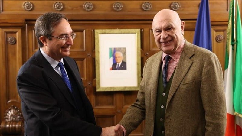 Il capo delle carceri Giovani Russo e il Guardasigilli Nordio