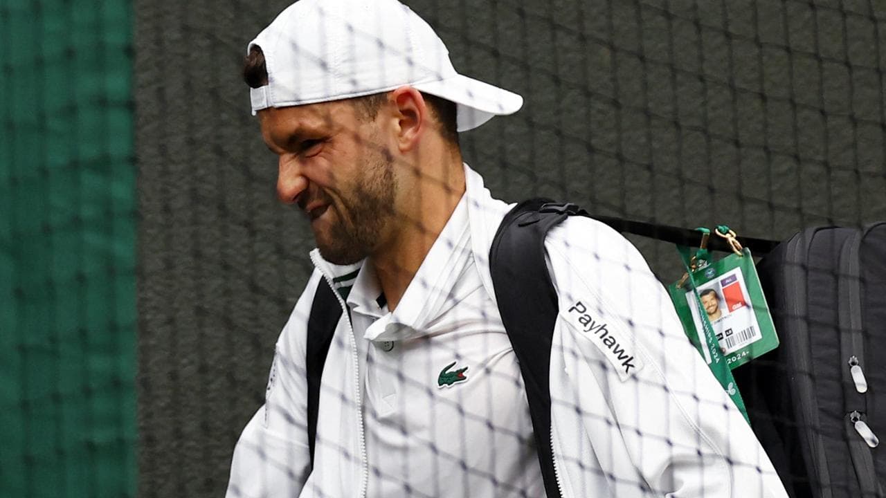 Grigor Dimitrov lascia Wimbledon dopo l'infortunio
