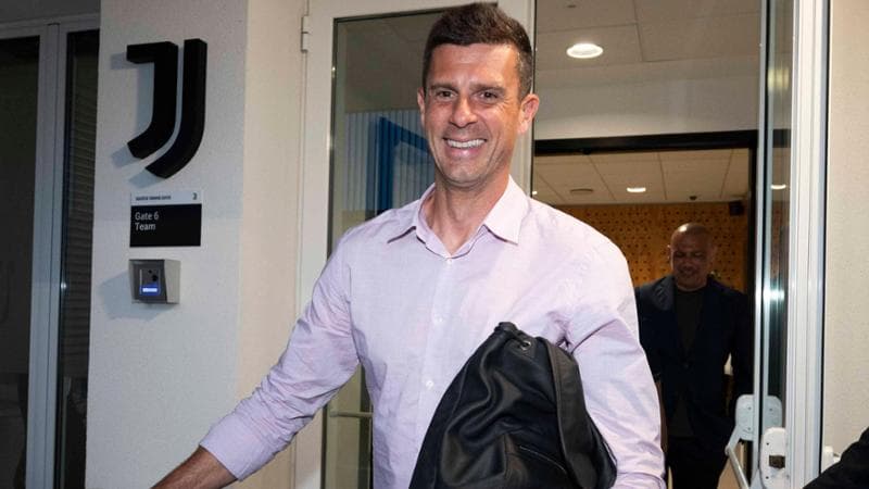 Thiago Motta al suo arrivo a Torino