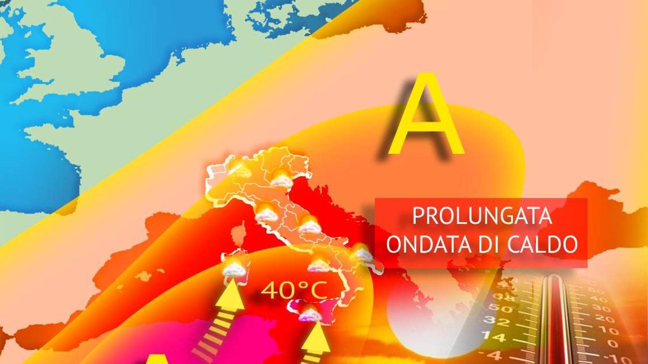 Hava durumu, Temmuz boyunca Afrika sıcağı
