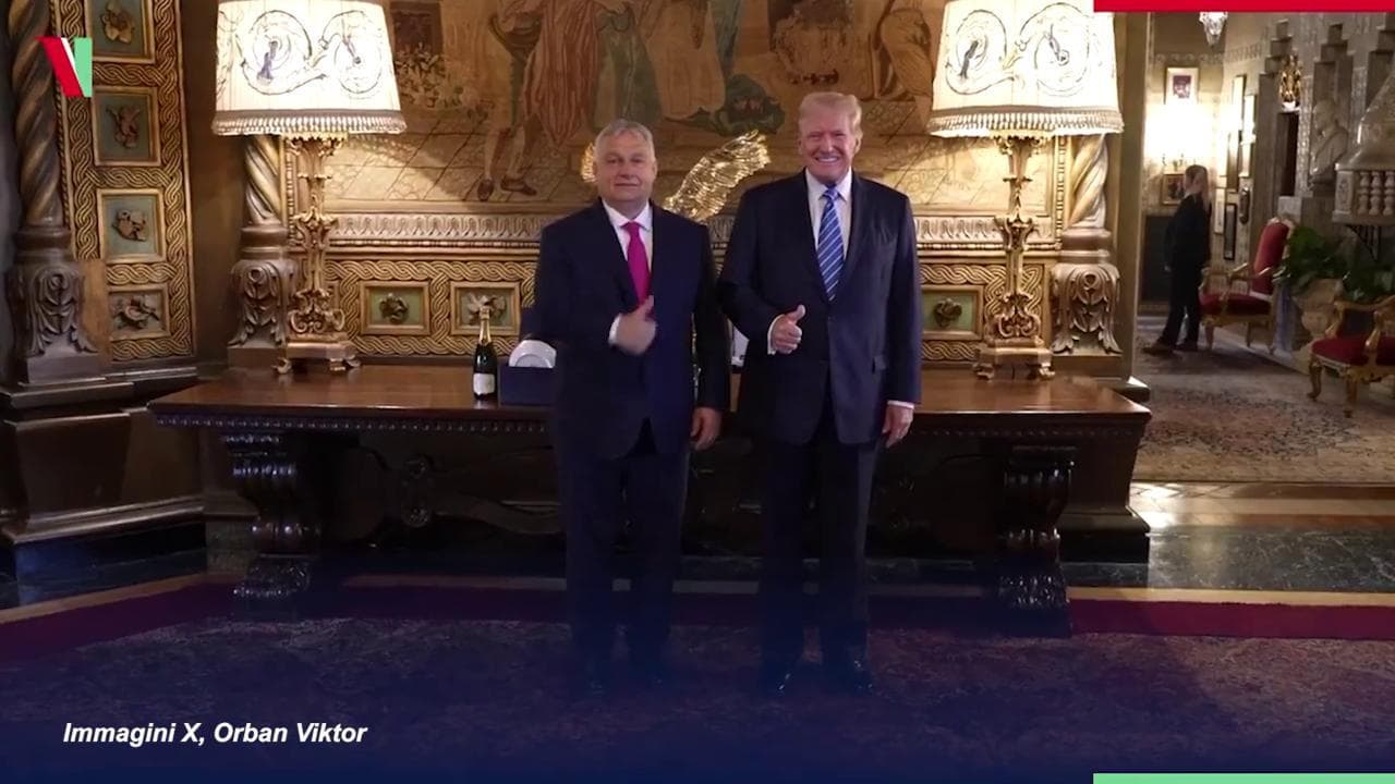 Orbán incontra Trump a Mar-a-Lago dopo il summit Nato: "Donald è un uomo di pace"