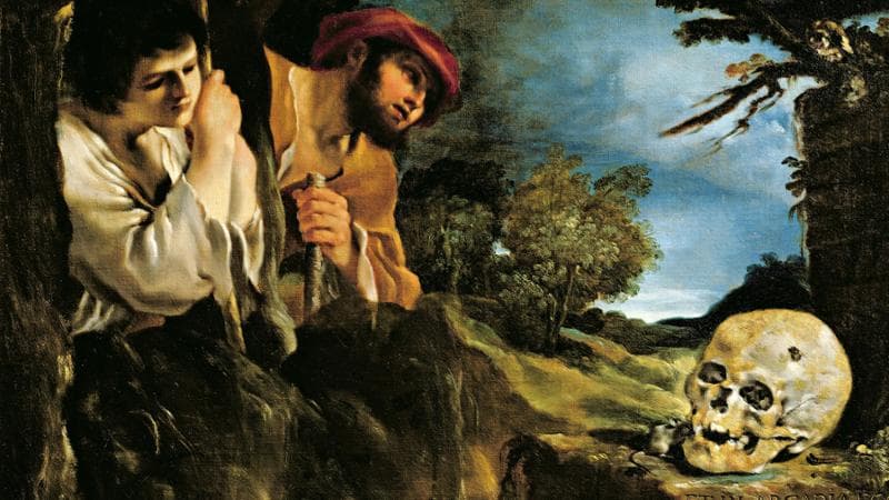 Et in Arcadia Ego, (1618-22) di&nbsp;Guercino&nbsp;
