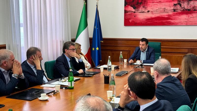 Il tavolo della Lega, una settimana fa: si è parlato anche di riforma delle pensioni