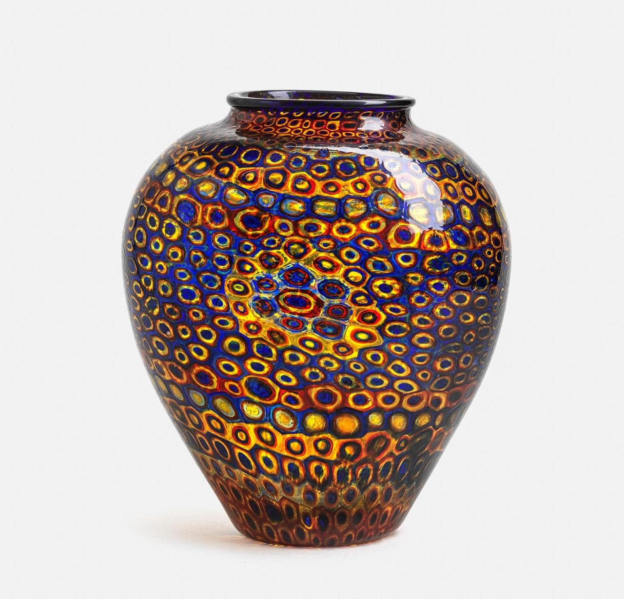 Vaso Vittorio Zecchin, esecuzione Vetreria Artisti Barovier, 1914 circa (foto Enrico Fiorese)